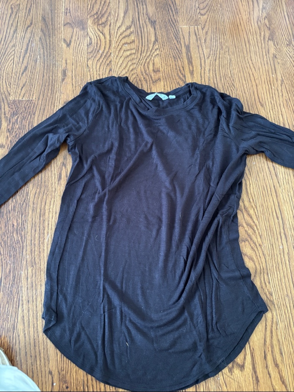 Athleta Black Long Sleeve Tee